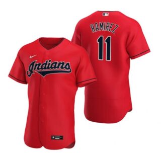 Men's Jose Ramirez Cleveland Indians Flex Base Jersey Red