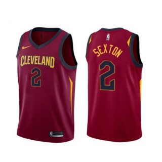 Men's Collin Sexton Cleveland Cavaliers Basketball Jersey Wine