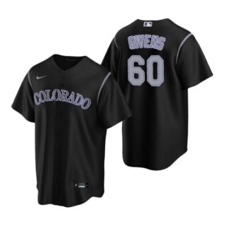 Men's Mychal Givens Colorado Rockies Cool Base Jersey Black
