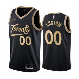 Men's Custom Toronto Raptors Basketball Jersey Black