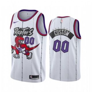 Men's Custom Toronto Raptors Basketball Jersey White Classic