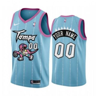 Men's Custom Toronto Raptors Basketball Jersey Blue