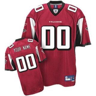 Customized Atlanta Falcons Jersey Eqt Red Team Color Football Jersey