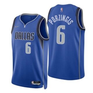 Men's Kristaps Porzingis Dallas Mavericks 75th Anniversary Diamond Jersey