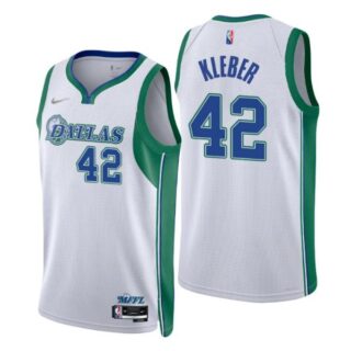 Men's Maxi Kleber Dallas Mavericks 75th Anniversary Diamond Jersey White City