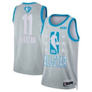 Men's DeMar DeRozan 2022 All-Star Game Swingman Stitched Jersey - Gray