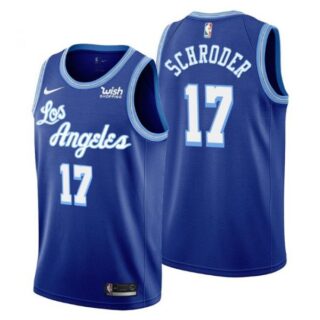 Men's Dennis Schroder Los Angeles Lakers Basketball Jersey Royal