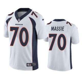 Men's Bobby Massie Denver Broncos Limited Footbal Jersey White
