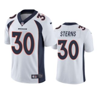 Men's Caden Sterns Denver Broncos Limited Footbal Jersey White