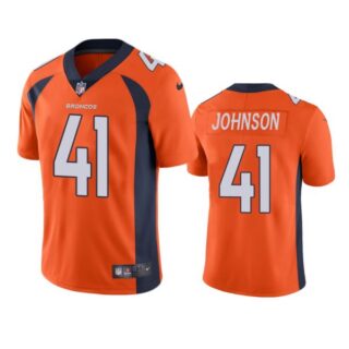 Men's Jamar Johnson Denver Broncos Limited Footbal Jersey Orange