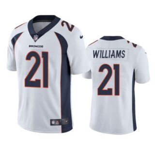 Men's K'Waun Williams Denver Broncos Limited Footbal Jersey White