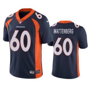Men's Luke Wattenberg Denver Broncos Limited Footbal Jersey Navy