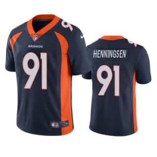 Men's Matt Henningsen Denver Broncos Limited Footbal Jersey Navy