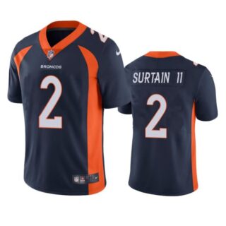 Men's Patrick Surtain II Denver Broncos Limited Footbal Jersey Navy