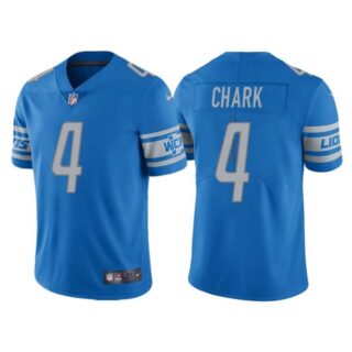 Men's Detroit Lions D.J. Chark Blue Vapor Limited Stitched Jersey