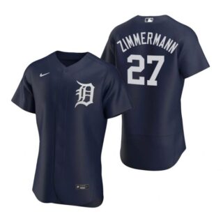 Men's Jordan Zimmermann Detroit Tigers Flex Base Jersey White