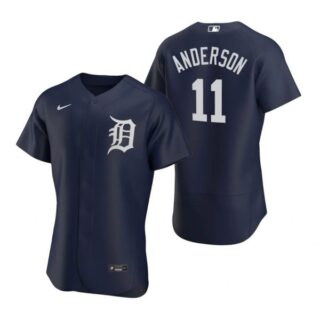 Men's Sparky Anderson Detroit Tigers Flex Base Jersey White