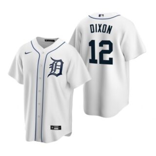 Men's Brandon Dixon Detroit Tigers Cool Base Jersey White