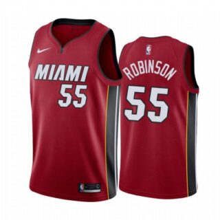 Men's Duncan Robinson Miami Heat Basketball Jersey Red
