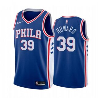 Men's Dwight Howard Philadelphia 76ers Basketball Jersey Blue