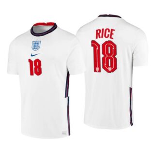 Men's Declan Rice England National White Home Jersey