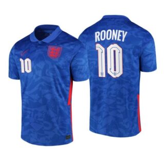 Men's Wayne Rooney England National Royal Blue Away Jersey