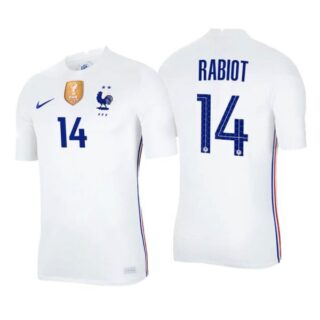 Men's Adrien Rabiot France National White Away Jersey