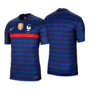 Men's Blank France National Blue Home Jersey