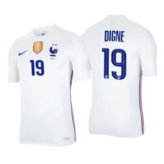 Men's Lucas Digne France National White Away Jersey