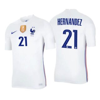 Men's Lucas Hernandez France National White Away Jersey
