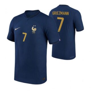 Men's Antoine Griezmann France National Team Navy Home 2022-23 Jersey