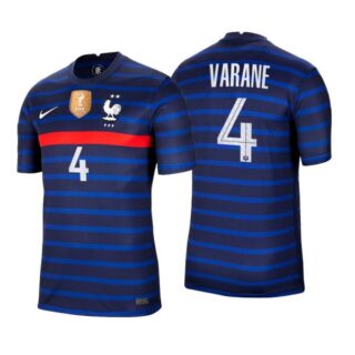 Men's Raphael Varane France National Blue Home Jersey