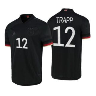 Men's Kevin Trapp Germany National Soccer Team Black Away Jersey