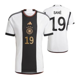 Men's Leroy Sane Germany National Team White Home Soccer Jersey 2022-23