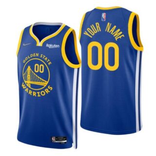 Men's Custom Golden State Warriors 75th Anniversary Diamond Jersey