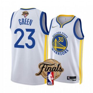 Men's Golden State Warriors Draymond Green 2022 NBA Finals Stitched Jersey - White Association