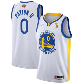 Men's Golden State Warriors Gary Payton II 2022 NBA Champions Stitched Jersey White