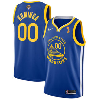 Men's Golden State Warriors Jonathan Kuminga 2022 NBA Champions Stitched Jersey Royal