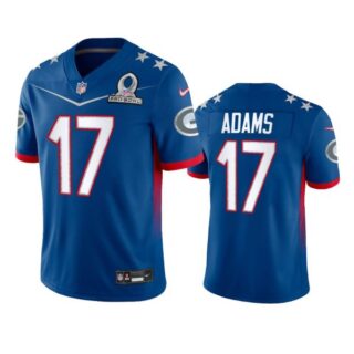 Men's Davante Adams Green Bay Packers 2022 NFC Pro Bowl Stitched Jersey Royal