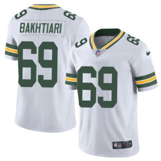 Men's #69 David Bakhtiari Green Bay Packers Limited Jersey Stitched White