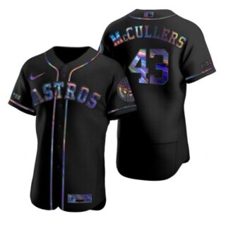 Men's Lance Mccullers Jr. Houston Astros Flex Base Jersey Black Holographic