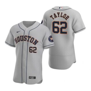 Men's Blake Taylor Houston Astros Flex Base Jersey Gray