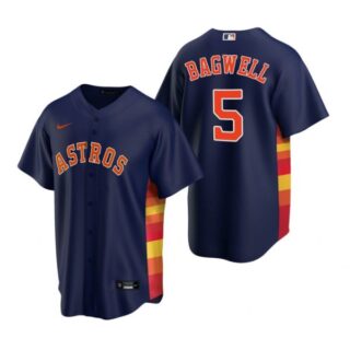 Men's Jeff Bagwell Houston Astros Cool Base Jersey Navy