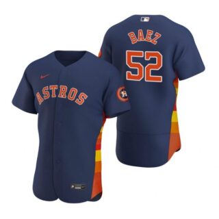 Men's Pedro Baez Houston Astros Flex Base Jersey Navy