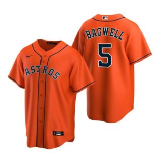 Men's Jeff Bagwell Houston Astros Cool Base Jersey Orange