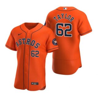 Men's Blake Taylor Houston Astros Flex Base Jersey Orange
