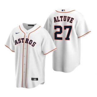 Men's Jose Altuve Houston Astros Cool Base Jersey White