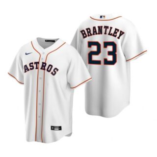 Men's Michael Brantley Houston Astros Cool Base Jersey White