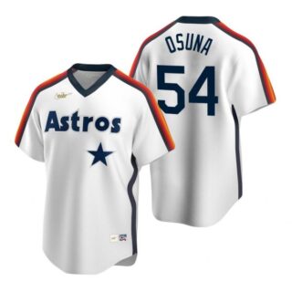 Men's Roberto Osuna Houston Astros Cool Base Jersey White Cooperstown