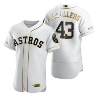 Men's Lance Mccullers Jr. Houston Astros Flex Base Jersey White Golden